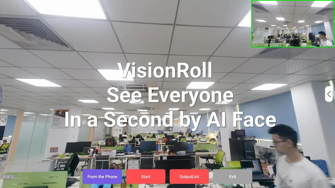 On-site camera attendance with AI face recognition