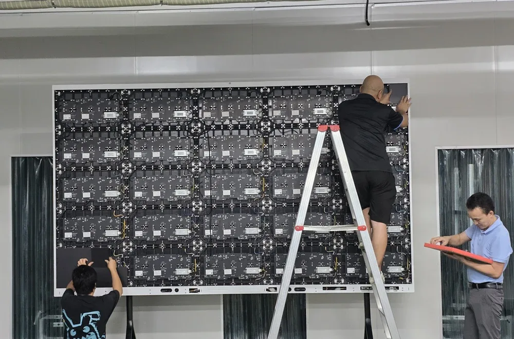 How to Install a 136-Inch COB P1.25 LED Display