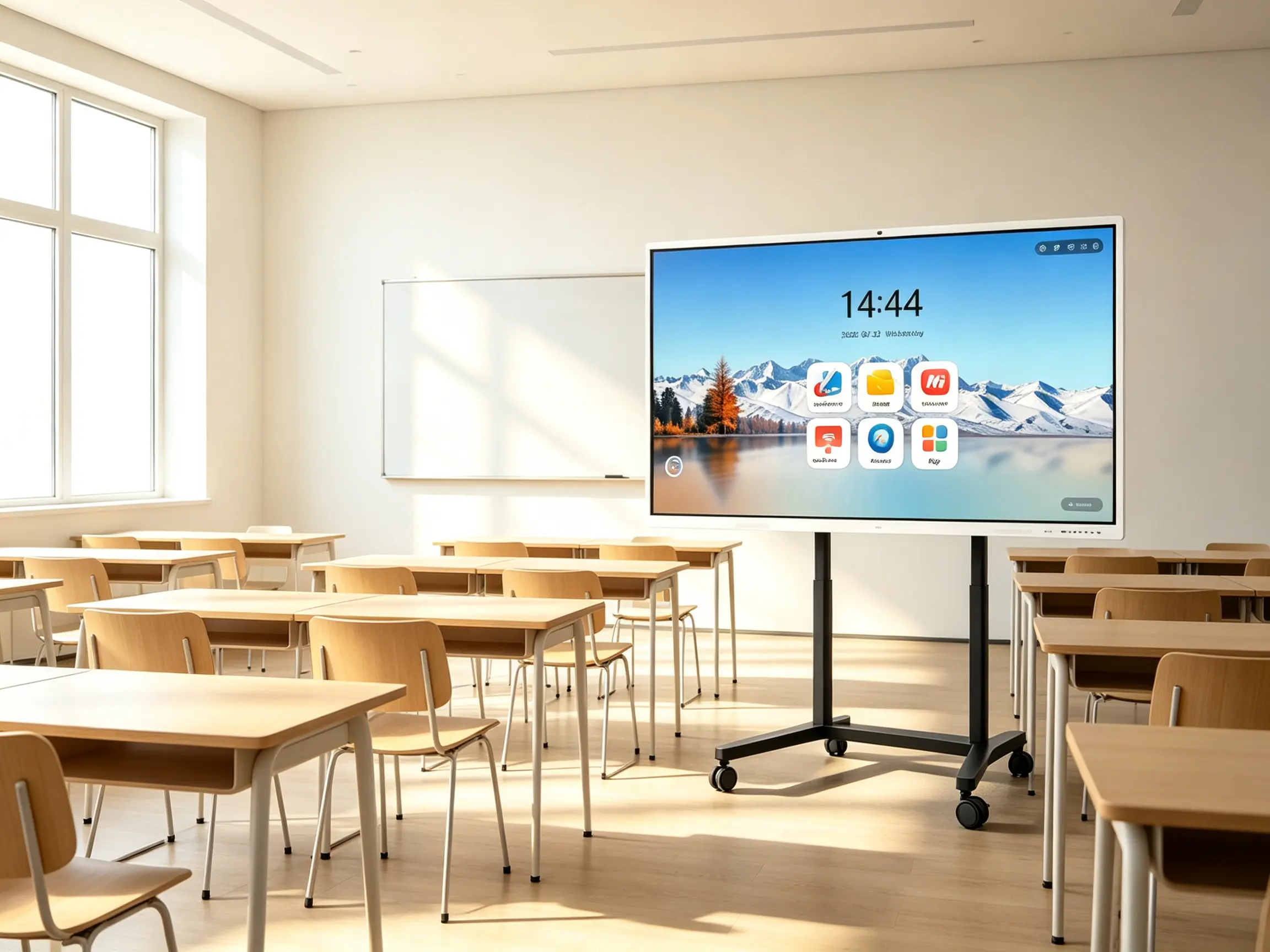Smart Classroom using motorized electric TV stand