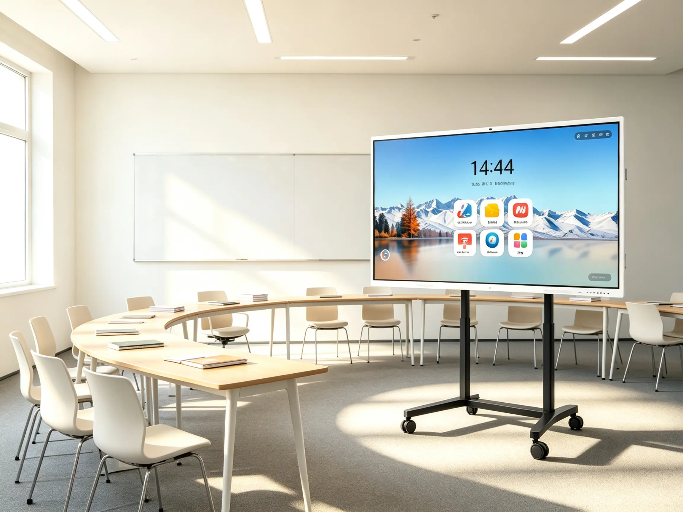 Training Center using electric flip stand