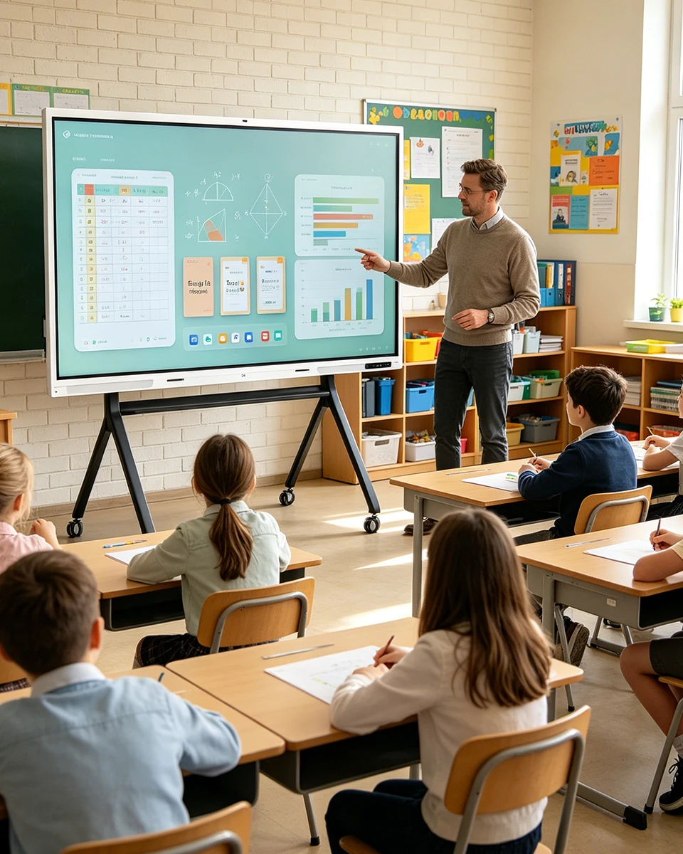 Education campus LED display for classroom