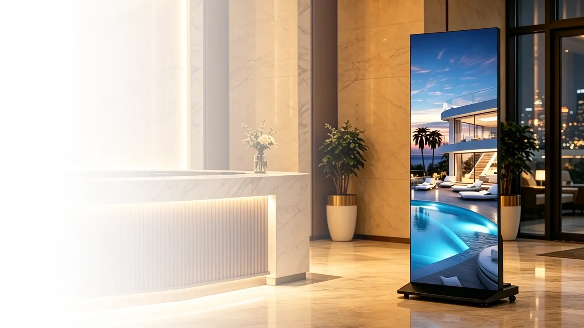 Riotouch indoor LED poster display