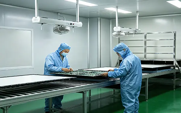 IFPD SMT PCB assembly line in factory