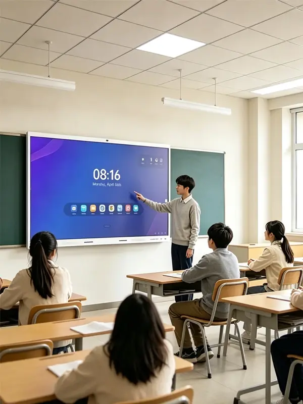 Pannello interattivo IFPD per aule scolastiche — kit SKD per qualificazione in gare d'appalto governative con assemblaggio locale