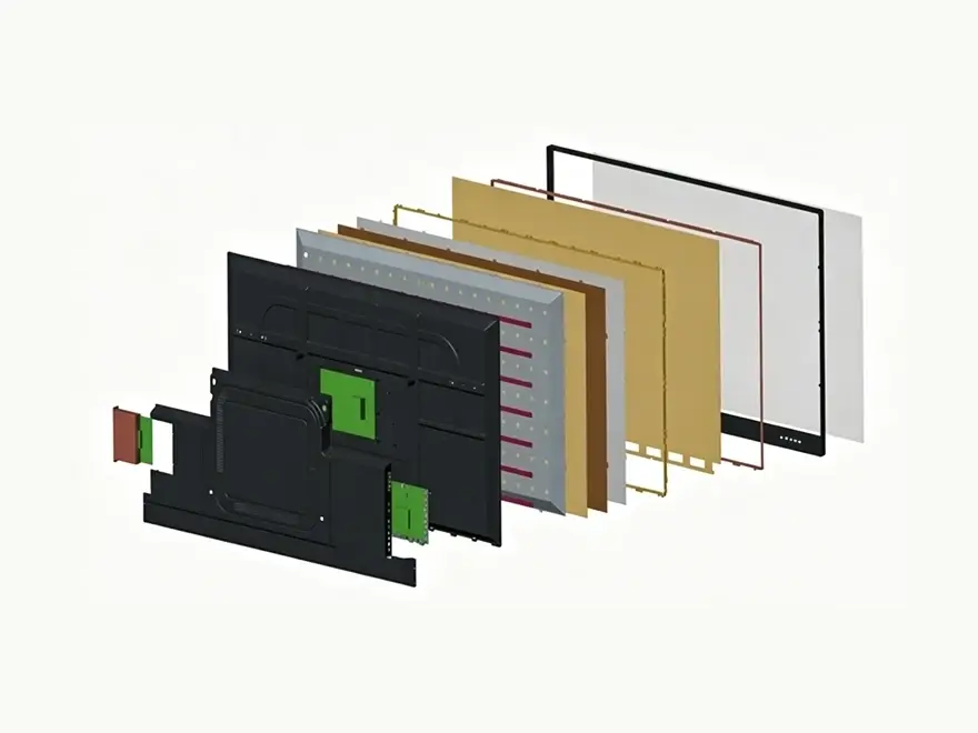 Progettazione della linea di produzione Riotouch IFPD SKD CKD — layout delle postazioni di lavoro e configurazione della catena di montaggio per la produzione locale