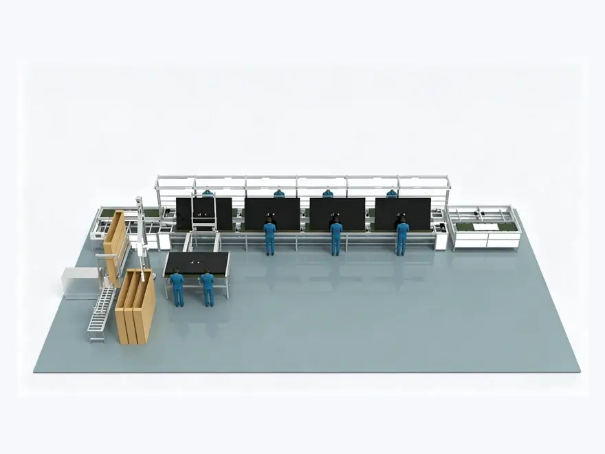Kit SKD Riotouch IFPD da 65 pollici semi-smontato — Modulo PSU e scheda madre pre-assemblati, 224 pezzi per container 40HQ