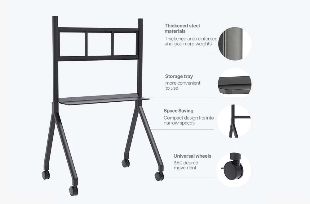 Supporto VESA universale da 100x100 a 1000x600mm