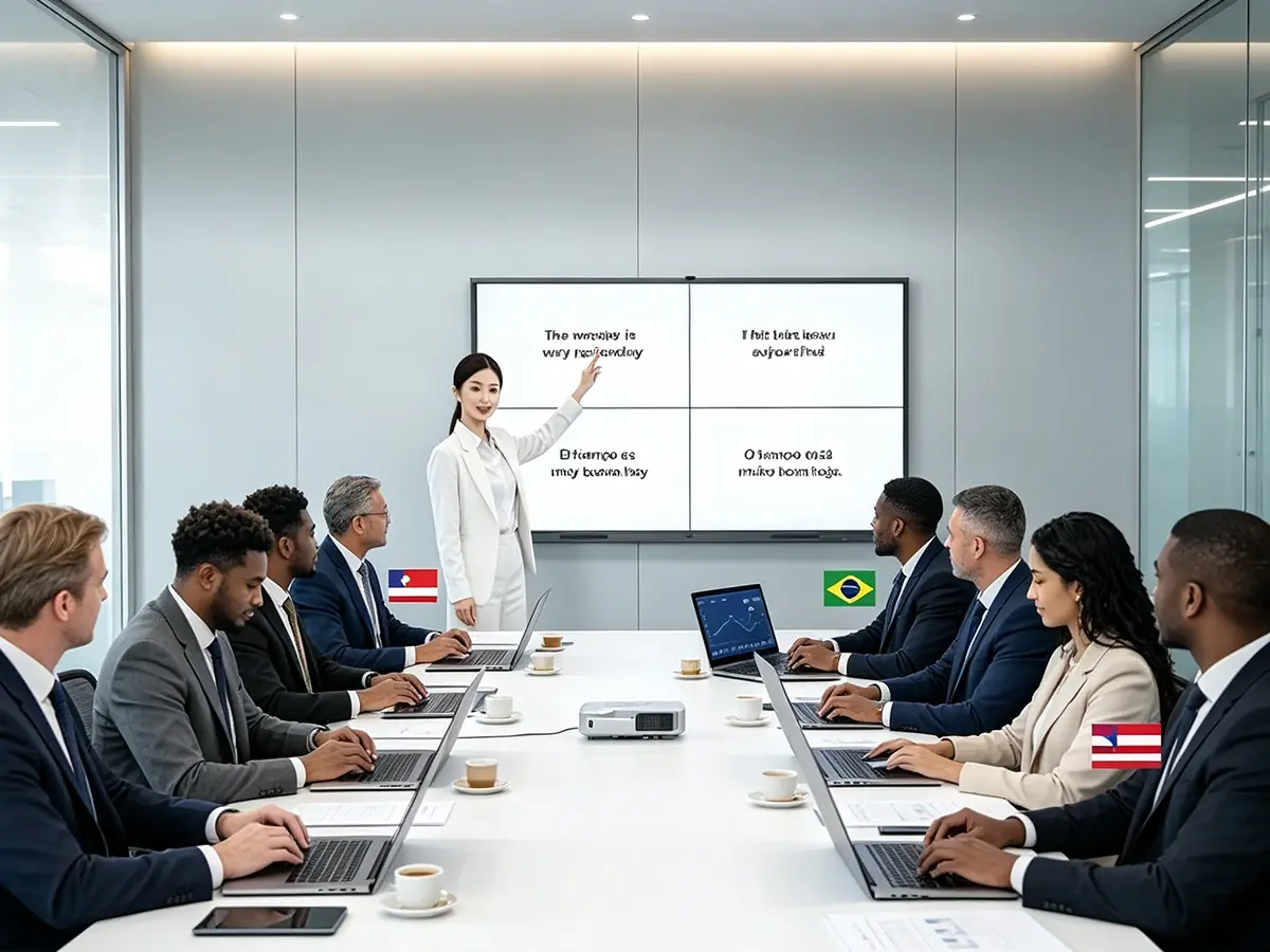 PolyVoice in international conference room