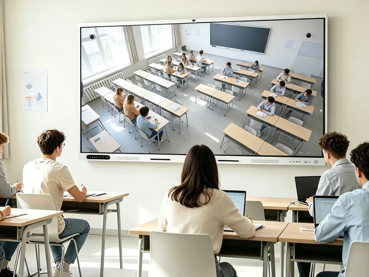 University lecture hall using VisionRoll face recognition attendance